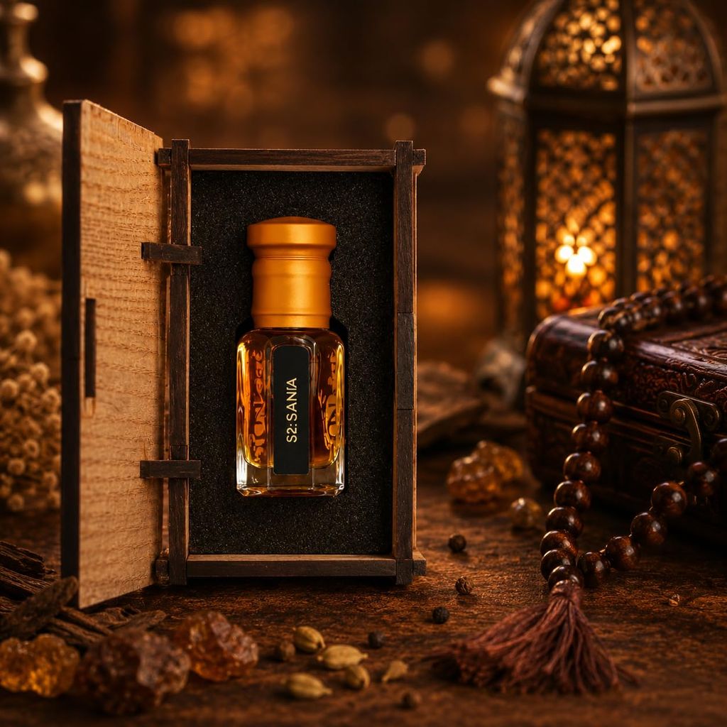 alNaqi Sania No 1 Attar 6ml - Original Shanaya Style Perfume, Alcohol Free Sweet Woody Fragrance, Long Lasting Arabian-Aroma-Oil, Premium Unisex-Ittar view 2