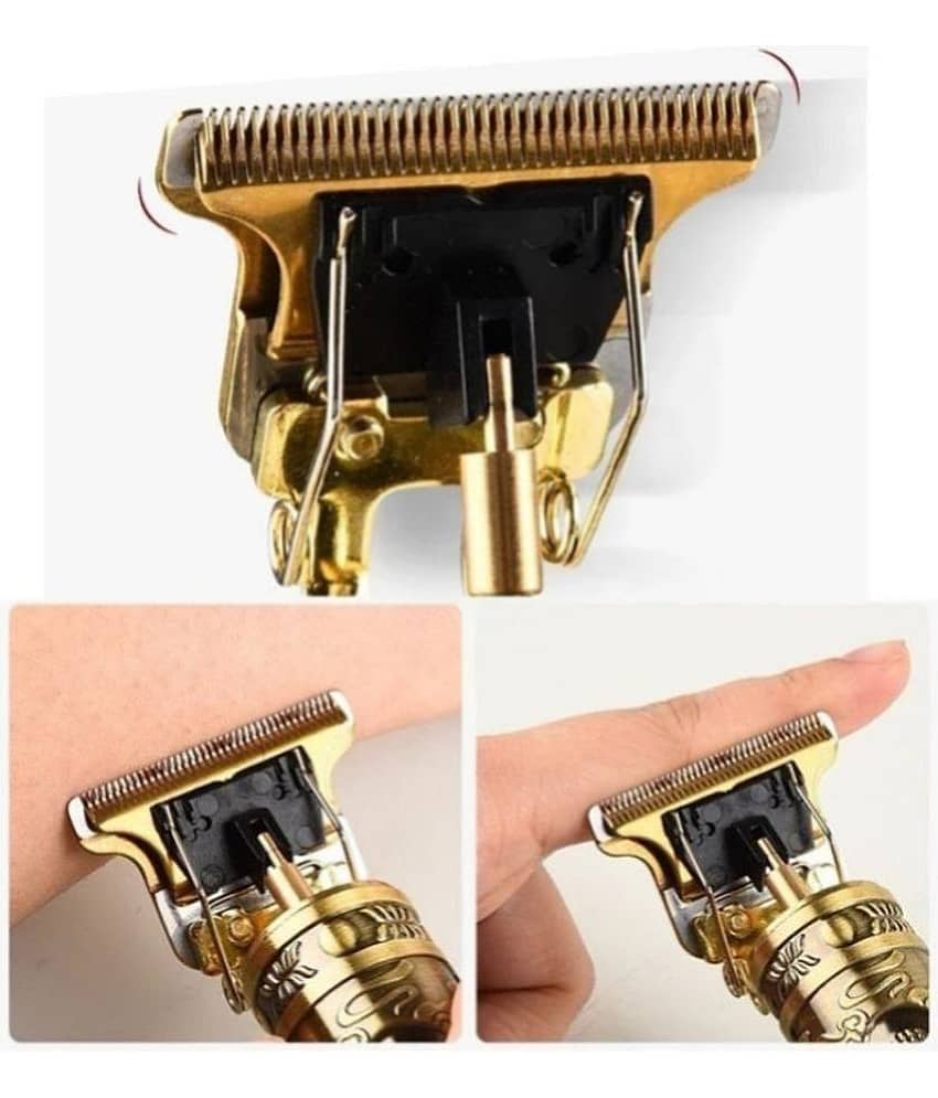 VEVO T9 plastic Gold Gold Cordless Beard Trimmer With 45 minutes Runtime view 2