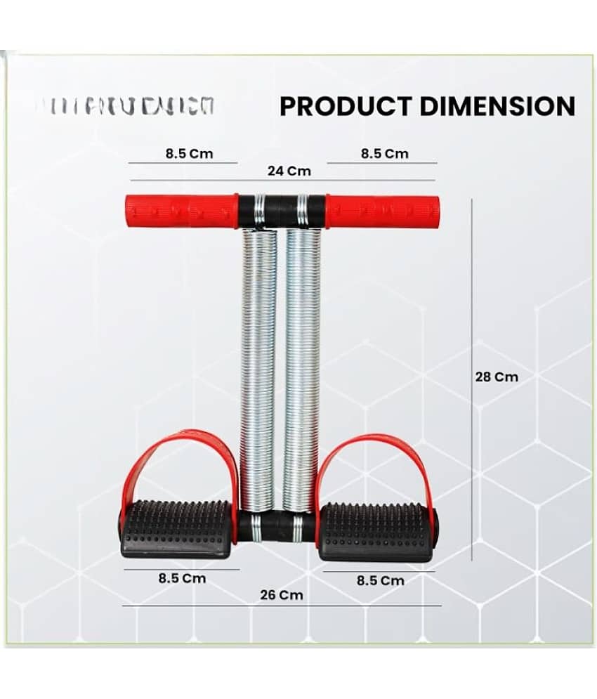 Horsefit Double Spring Tummy Trimmer -Red view 2