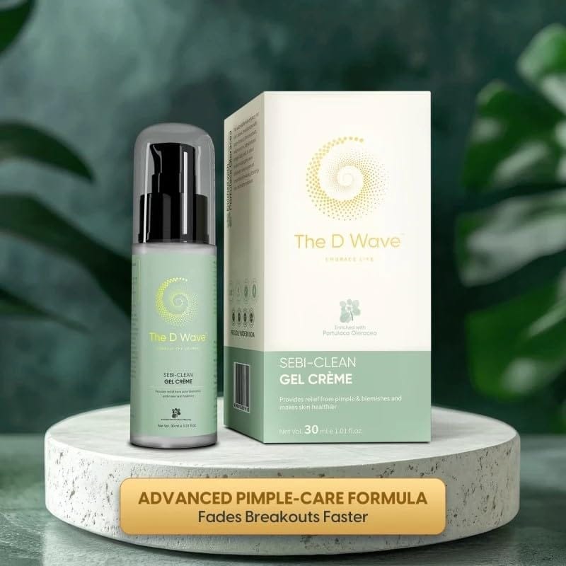 The D Wave Sebi-Clean Gel Creme- 30 ML | Reduce Acne, Fade Dark Spots, Brighten Skin | Powerful Acne Treatment, Skin Illuminator & Skin Brightening view 2