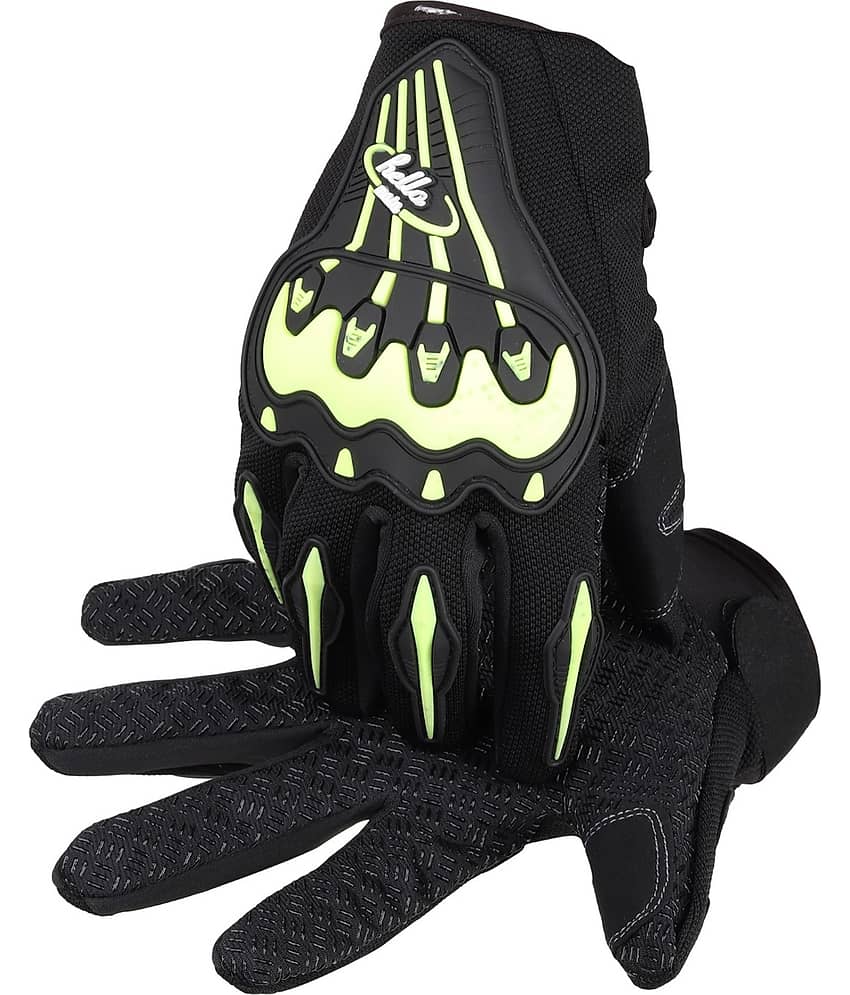 Auto Hub Full Fingers Nylon Riding Gloves ( Pair of 1 ) view 2