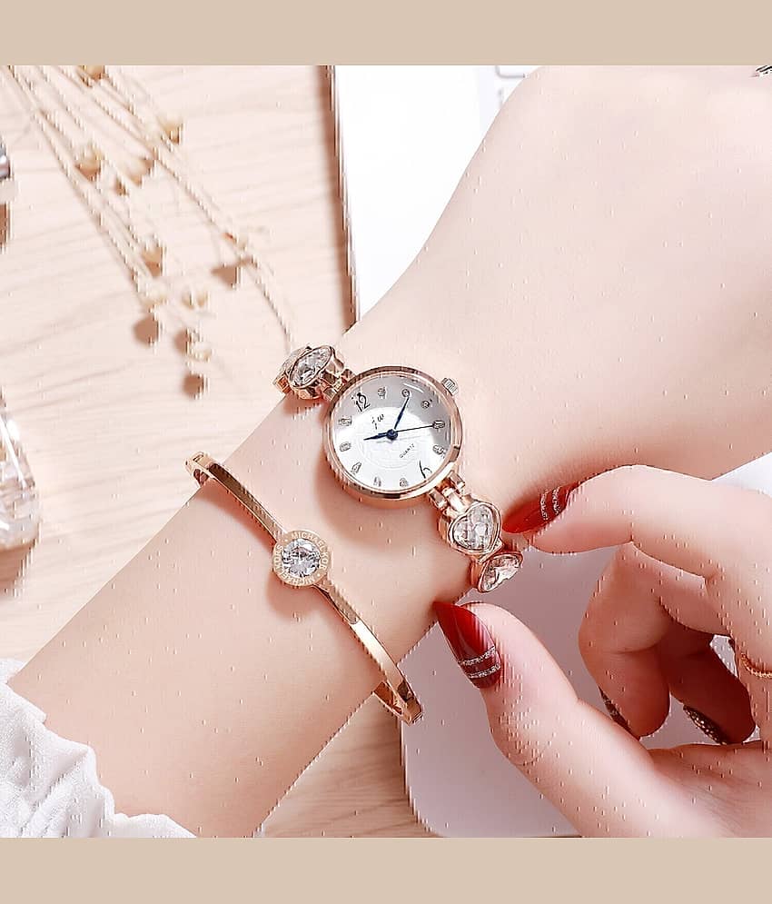 Trex Rose Gold Stainless Steel Analog Womens Watch view 2