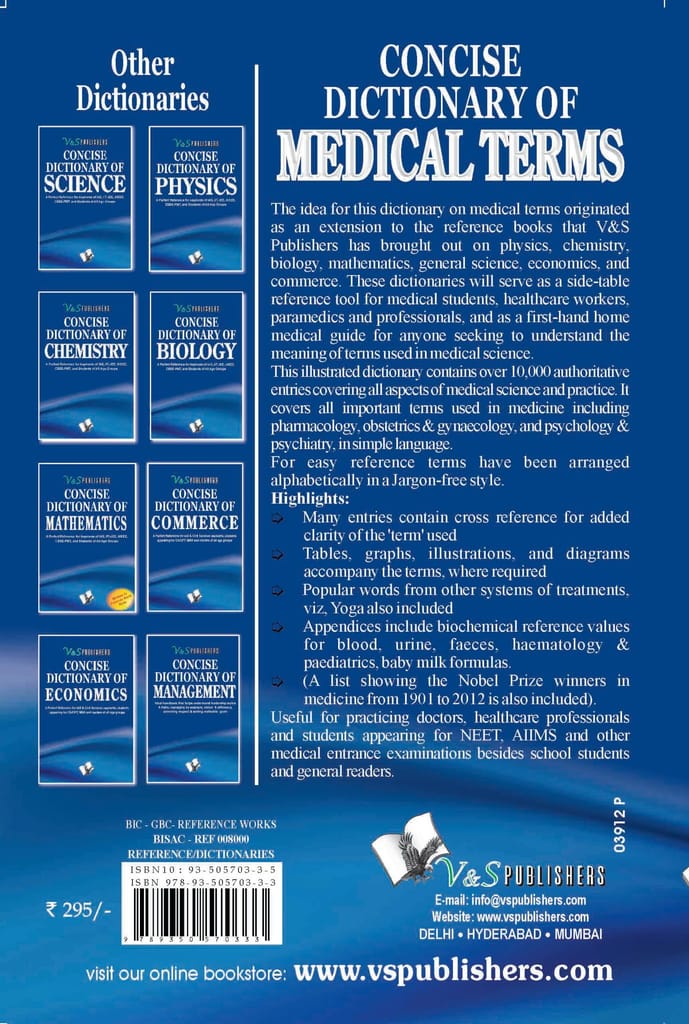 Concise Dictionary Of Medical Terms view 2