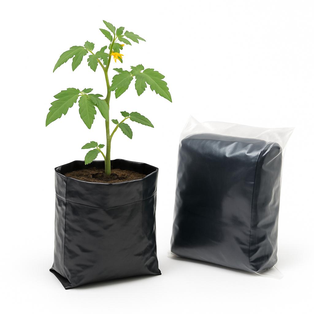 Nursery Grow Bags 8×8 Inch (100 Pieces) view 2