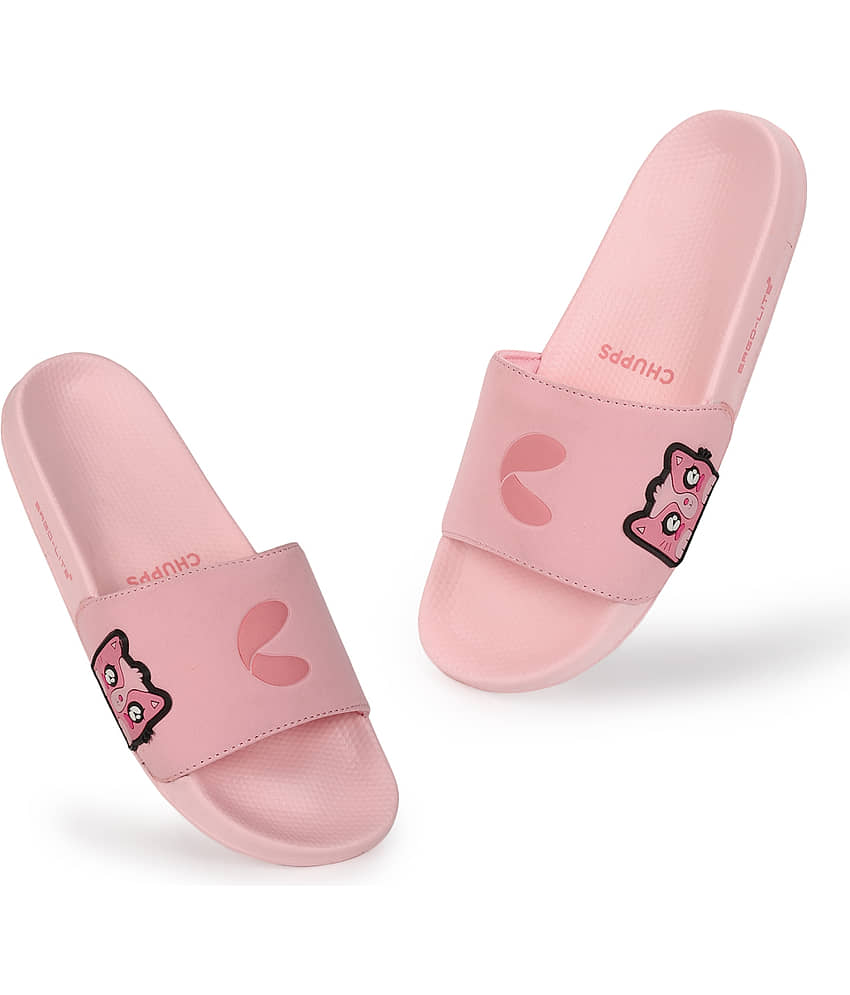 CHUPPS Yellow Women's Slide Flip Flop view 2