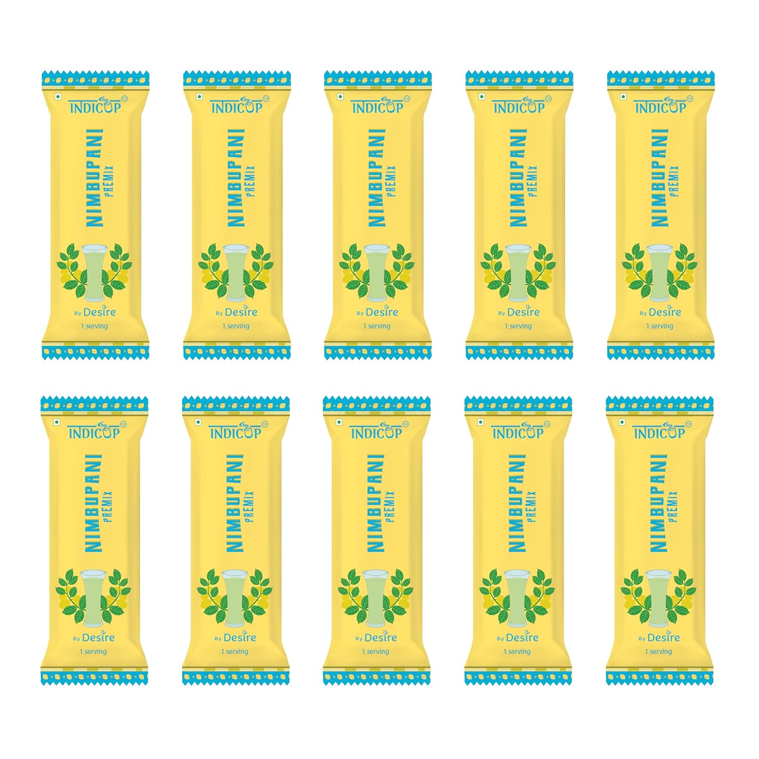 INDICUP Nimbu Pani Premix, Pack of 50 Sachets view 2