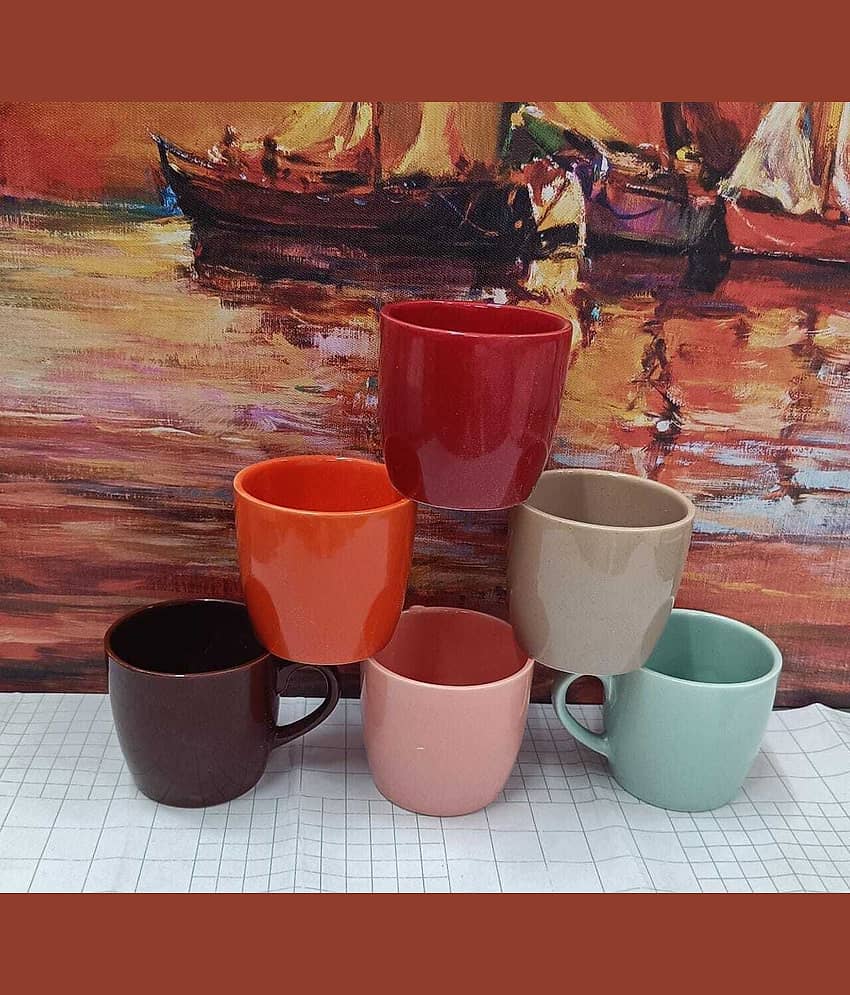 Love Unlimited Solid Bone China Tea Cup 150 ml ( Pack of 6 ) view 2