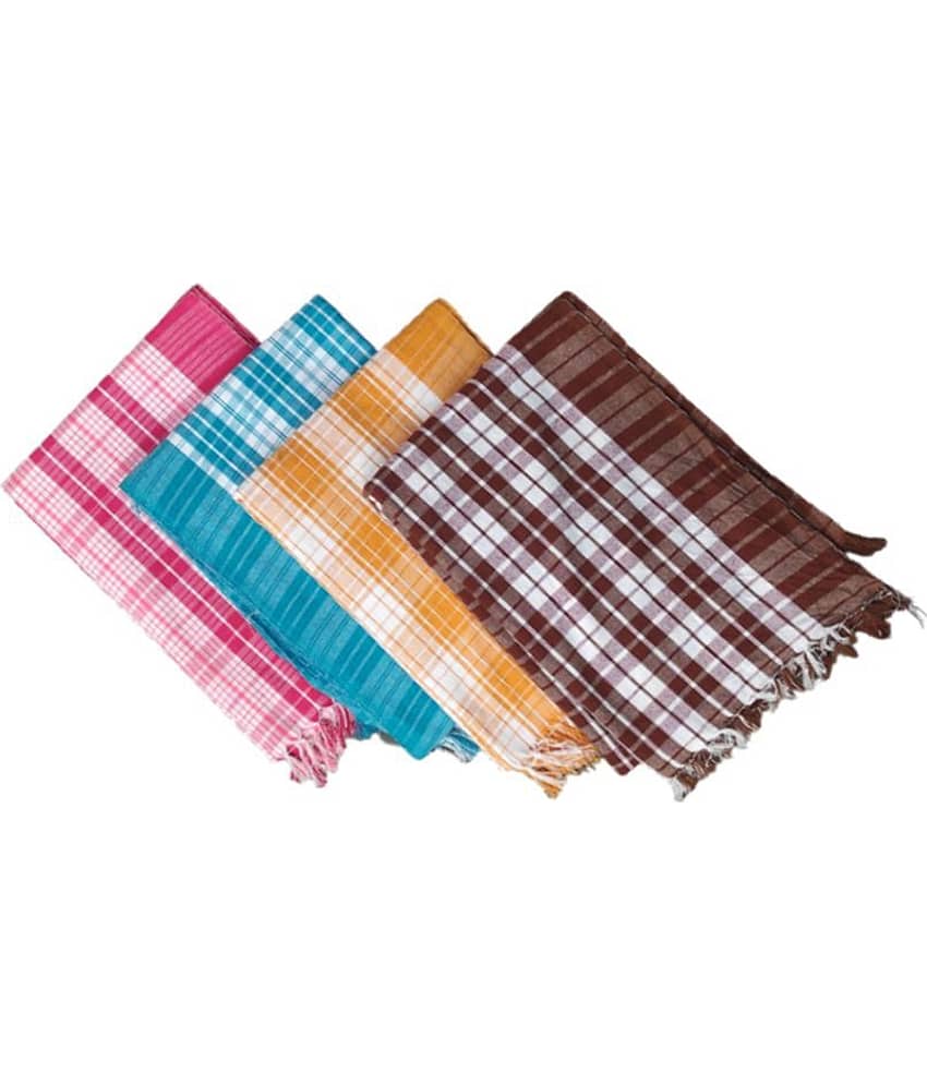 KAKUMANU Set of 4 Cotton Bath Towel Multi
