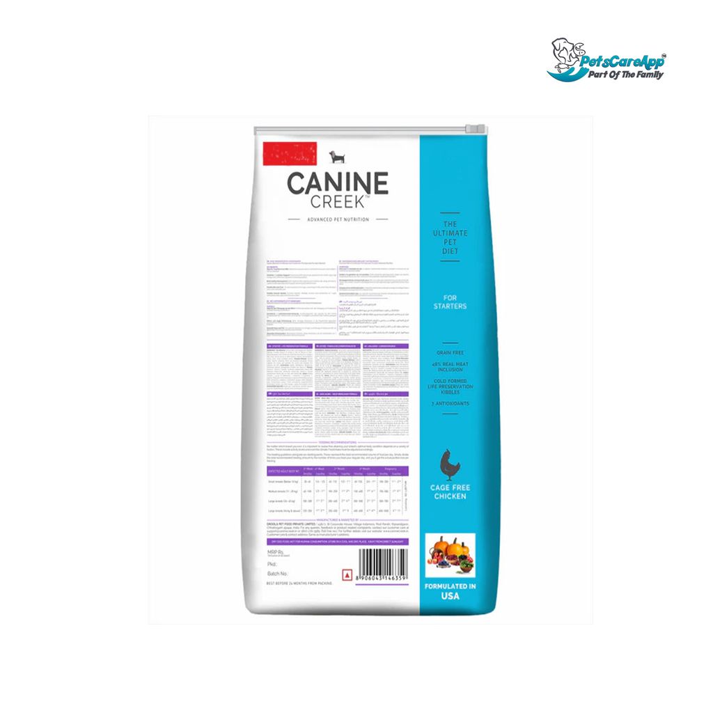Canine Creek Ultra Premium Starter Dry Dog Food 400g view 2