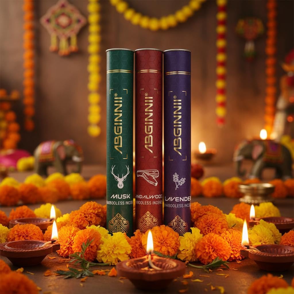 Premium Bambooless Agarbatti Combo of 3 in 1
