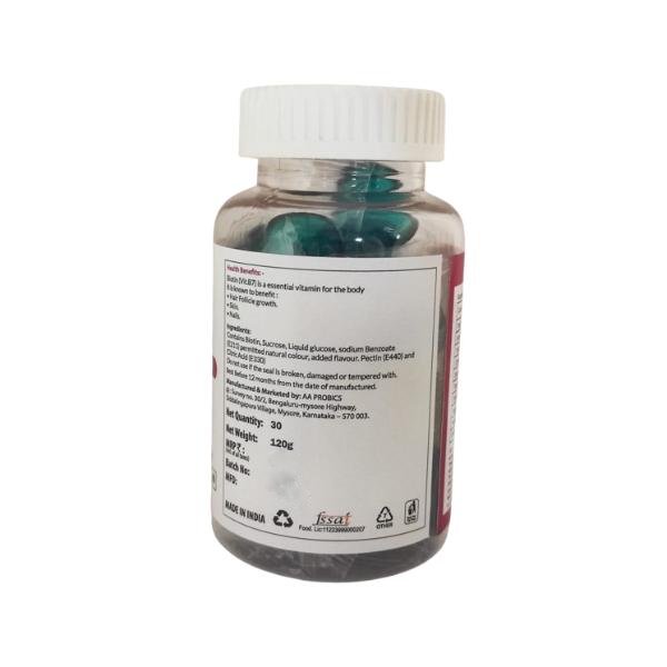 MEWISE Biotin Gummies 120 Gms view 2