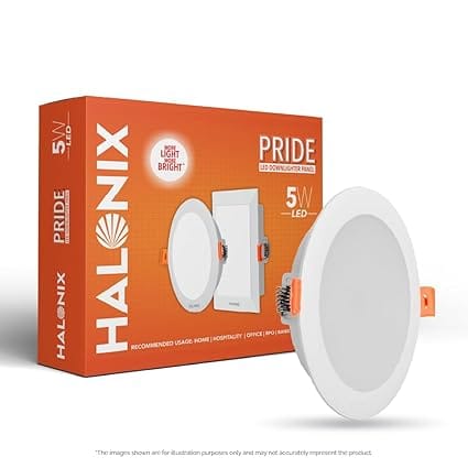5W 6500K Pride recessed led downlighter | Cut out- 2.6 inch, Dia- 4.2 inch | Led Ceiling Light for Home, Shop and Office |Pack of 4 view 2