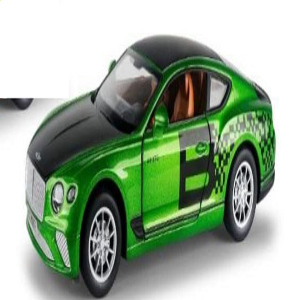 KTRS ENTERPRISE DieCast Zinc Alloy 1/24 Scale Bentlley Continental GT Coupe with for Openable Doors, Working Headlights & Tail Lights 【Colors as Per Stock】