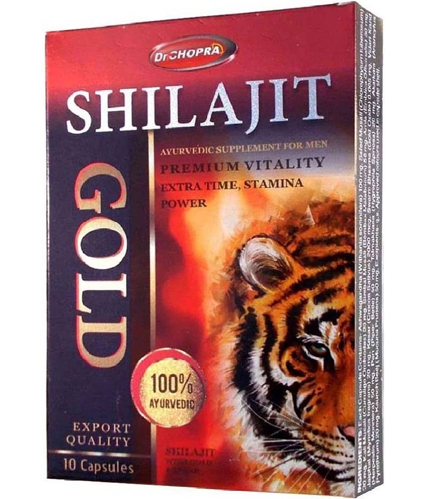 Kamveda Dr Chopra Shilajit gold - Cap 10 no.s (Pack of 3)