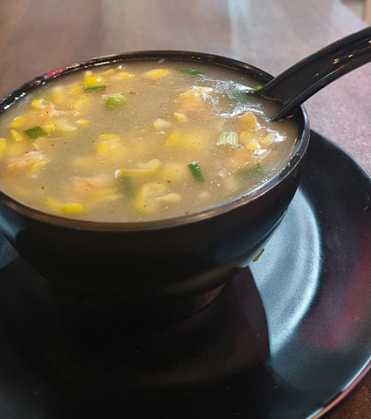 Sweet corn soup