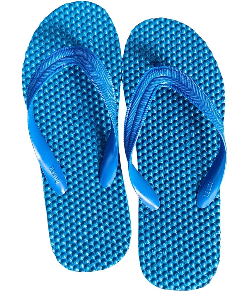 MYCHETAN Black Men's Massage Flip Flop