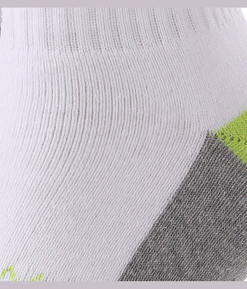 RC. ROYAL CLASS - Cotton Men's Colorblock White Ankle Length Socks ( Pack of 3 ) view 2