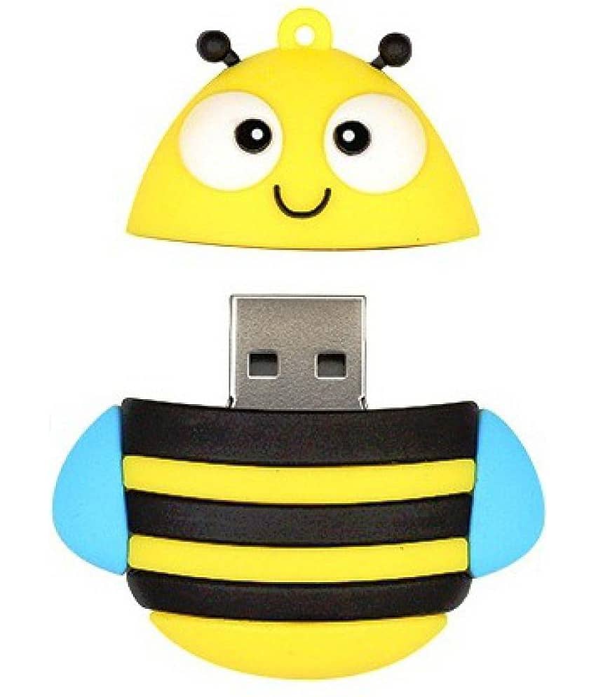 Pankreeti PKT534 Cute Bee 32GB USB 2.0 Fancy Pendrive Pack of 1 view 2