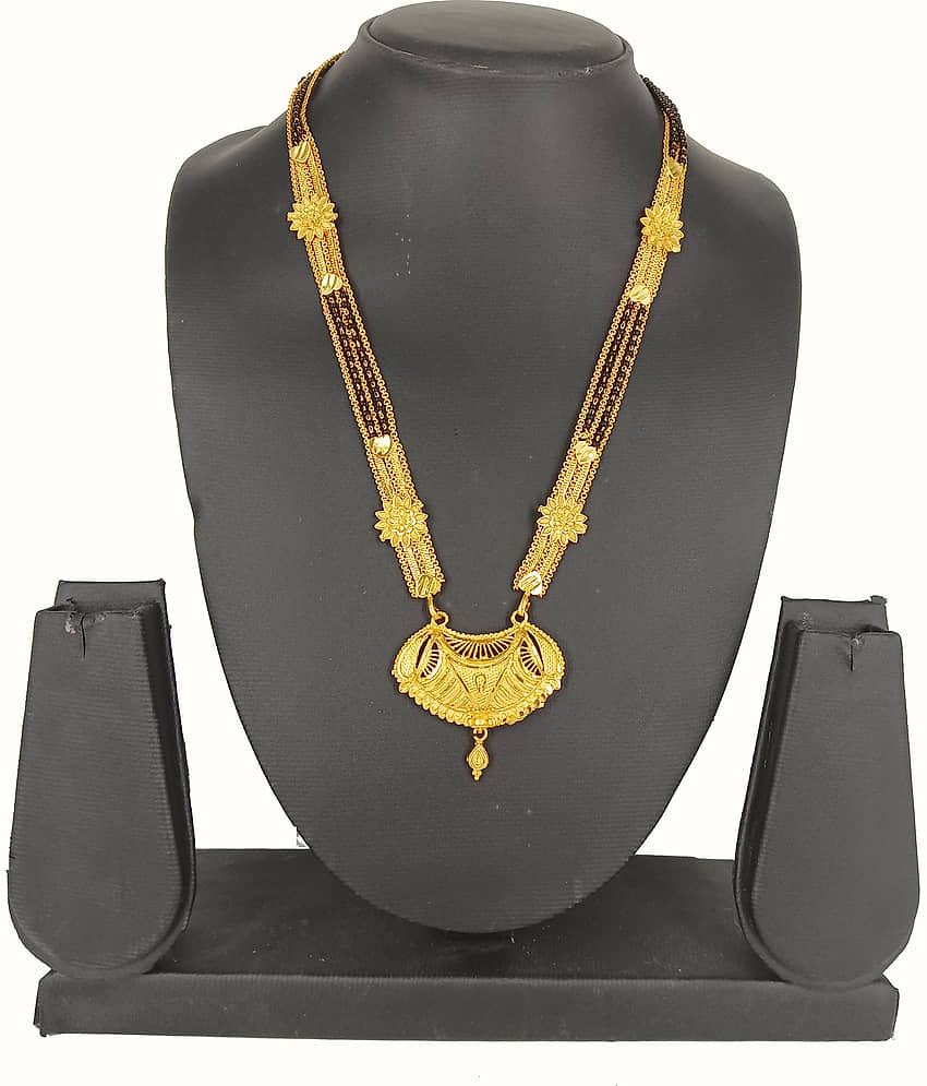 SHANKH-KRIVA - Gold Mangalsutra ( Pack of 1 ) view 2