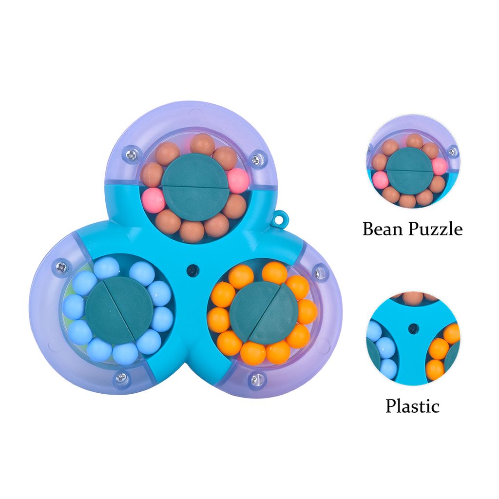 Magic Bean Puzzle Toy | Stress Relief Toy | Magic Bean Puzzle | Magic Bean Cube Spinner | Magic Bean Rotating Puzzle | Magic Bean Spinner | Rotating Finger Cube Puzzle | Rotating Magic Bean Puzzle | Puzzle Toys view 2