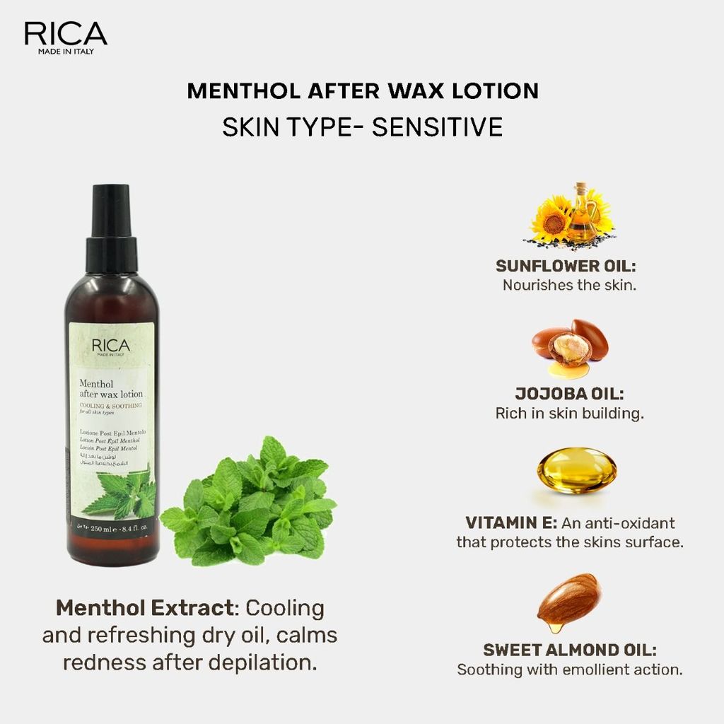 Rica Menthol After Wax Lotion (250 ml) view 2