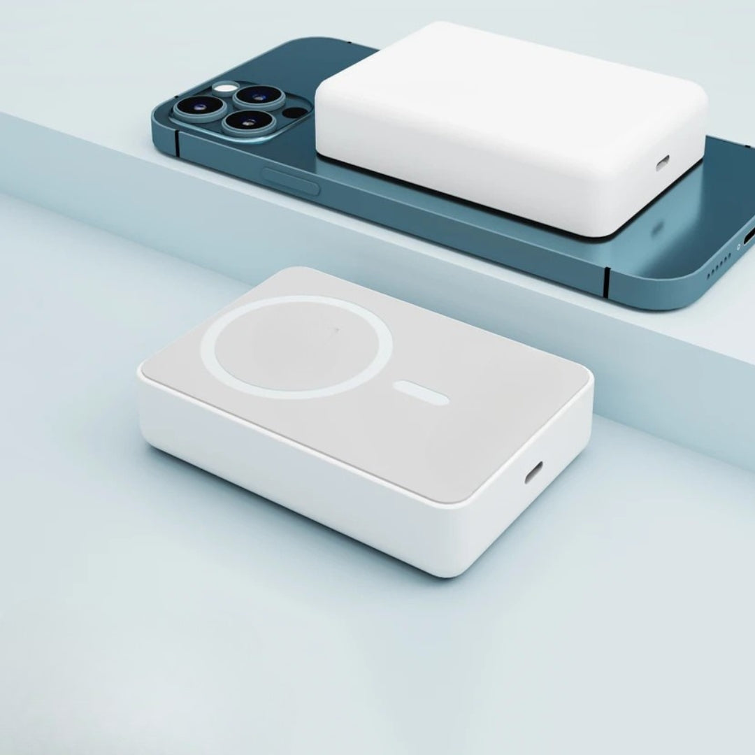 TecSox 5000mAh | Wireless With MagSafe Compact Pocket Size Power Bank | Lithium Polymer view 2