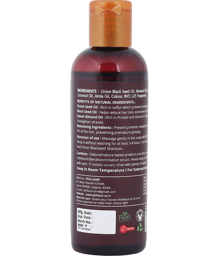 Phillauri - Nourishment Onion Oil 100 ml ( Pack of 1 ) view 2