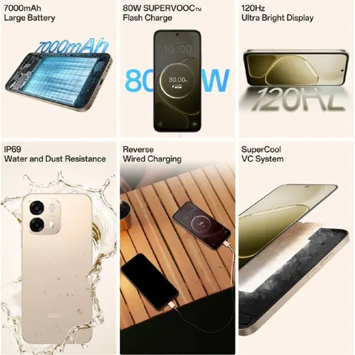 OPPO a6 pro 5G (Cappuccino Brown, 8GB RAM, 128GB Storage) view 2
