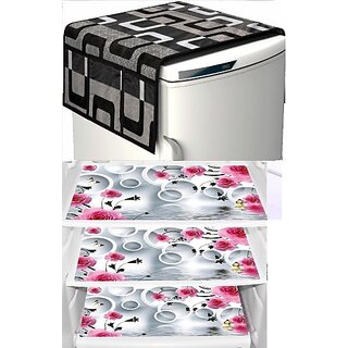 REVEXO Refrigerator Cover (Width: 20 cm, Multicolor) view 2