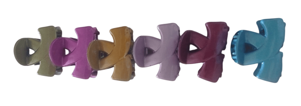 6 Pieces Colorful Hair Claw Clips for Women and Girls, No Slip Strong Hold Hair Accessories for Thick or Thin Hair view 2