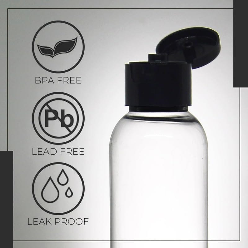 Lovemi Movements 100ml Pure Milky white Solid Black and Transparent With Black and White cap PRNT view 2