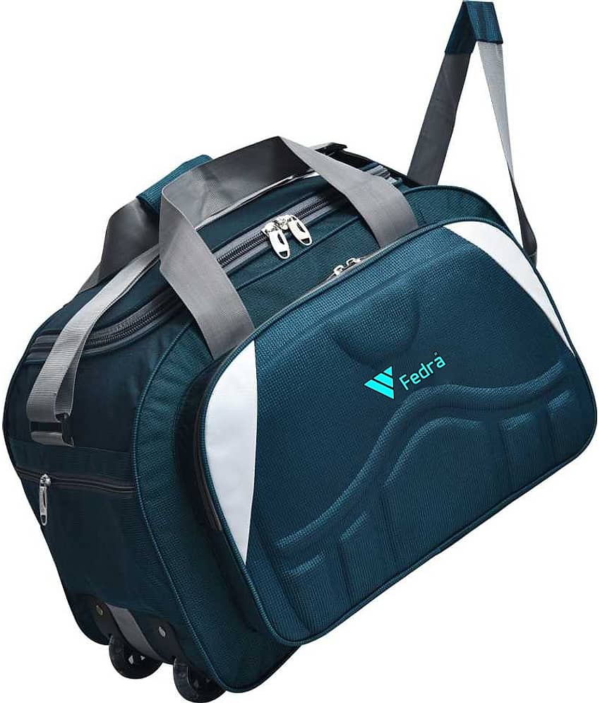 FEDRA - 40 Ltrs Purple Polyester Duffle Bag view 2