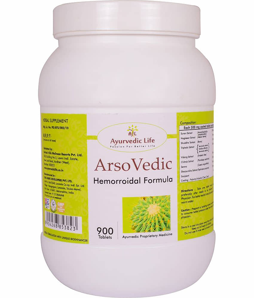 Ayurvedic Life Arsovedic Tablet 900 No.S Pack of 1