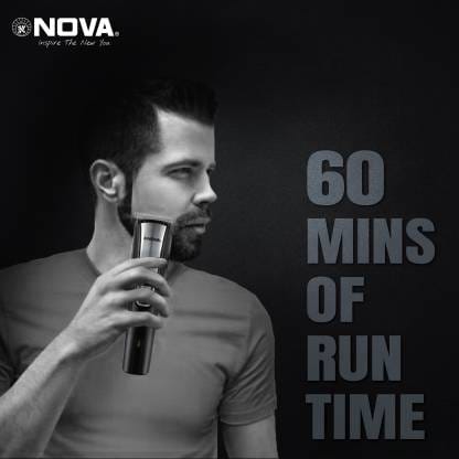 NOVA NHT 1041 USB Trimmer 60 min Runtime 5 Length Settings (Black) view 2