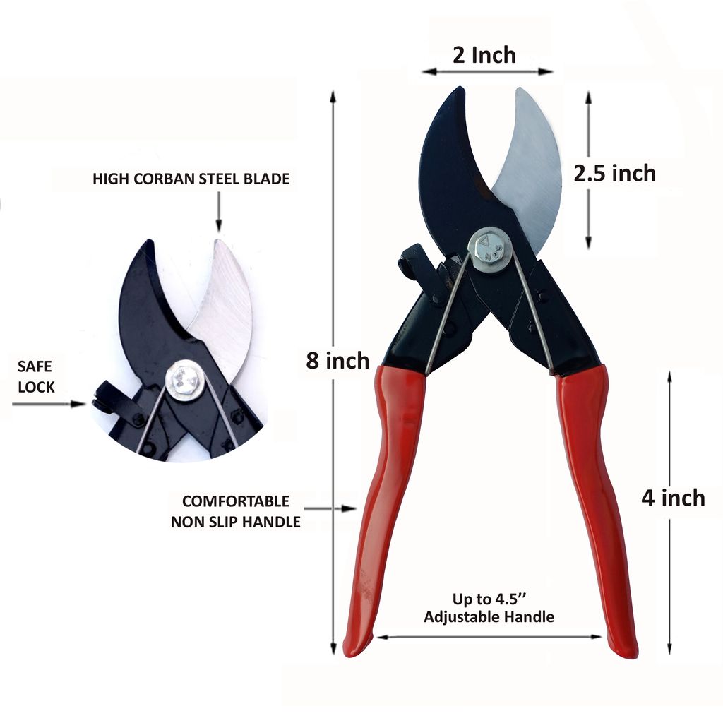 Double Cut Cutter For Home Gardening Bypass Pruner view 2