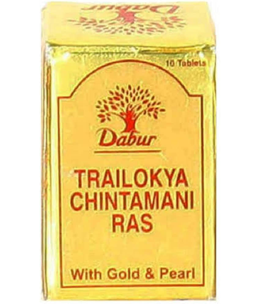 DABUR TRAILOKYA CHINTAMANI RAS 10 TABS