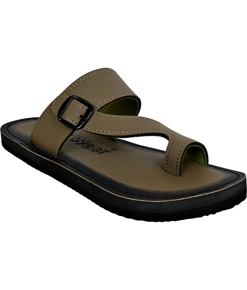 Cozy Wear Black Men's Leather Slipper view 2