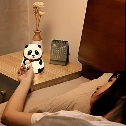 Rechargeable Silicone Panda Night Light for Kids | 7-Color LED Changing Lamp | Adorable Room Decor & Gift for Toddlers, Teens, & Valentines Day Present | Soft BPA-Free Nightlight | Panda Lamp view 2