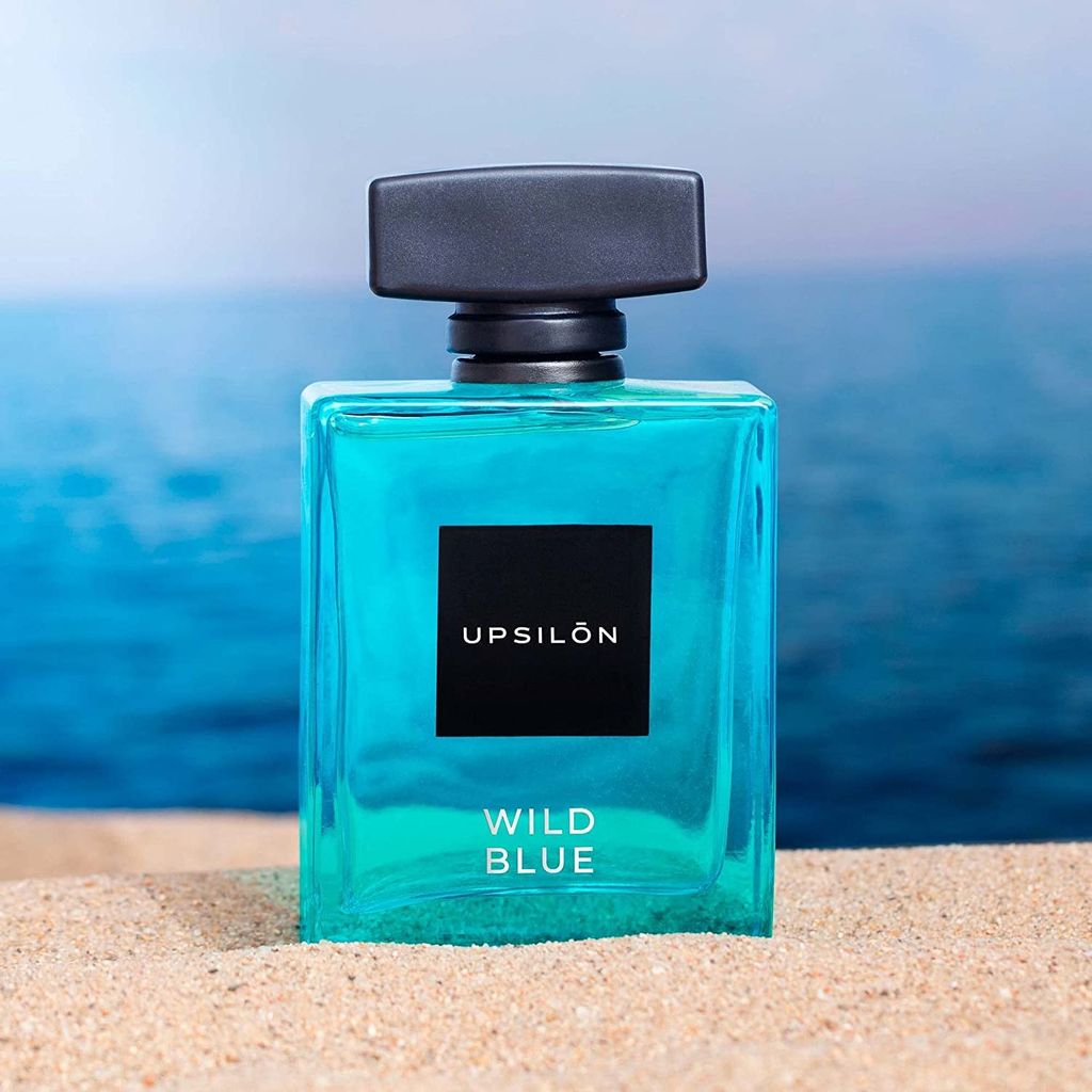 UPSILON Wild Blue Eau De Parfum with Combo of Long-Lasting Pocket Perfumes | Long Lasting Fresh & Powerful Fragrance Spray Travel Friendly Luxury Parfum Scent | Men’s Perfume | 124ml - Pack Of 2 view 2