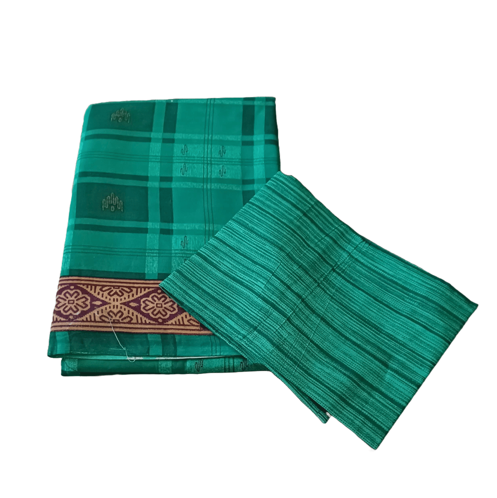 Cotton Saree With Blouse Piece view 2