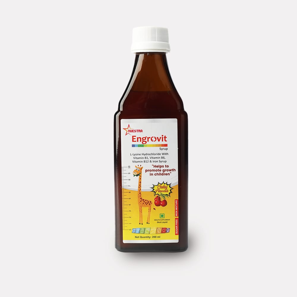 ENGROVIT Height Growth Syrup for children view 2