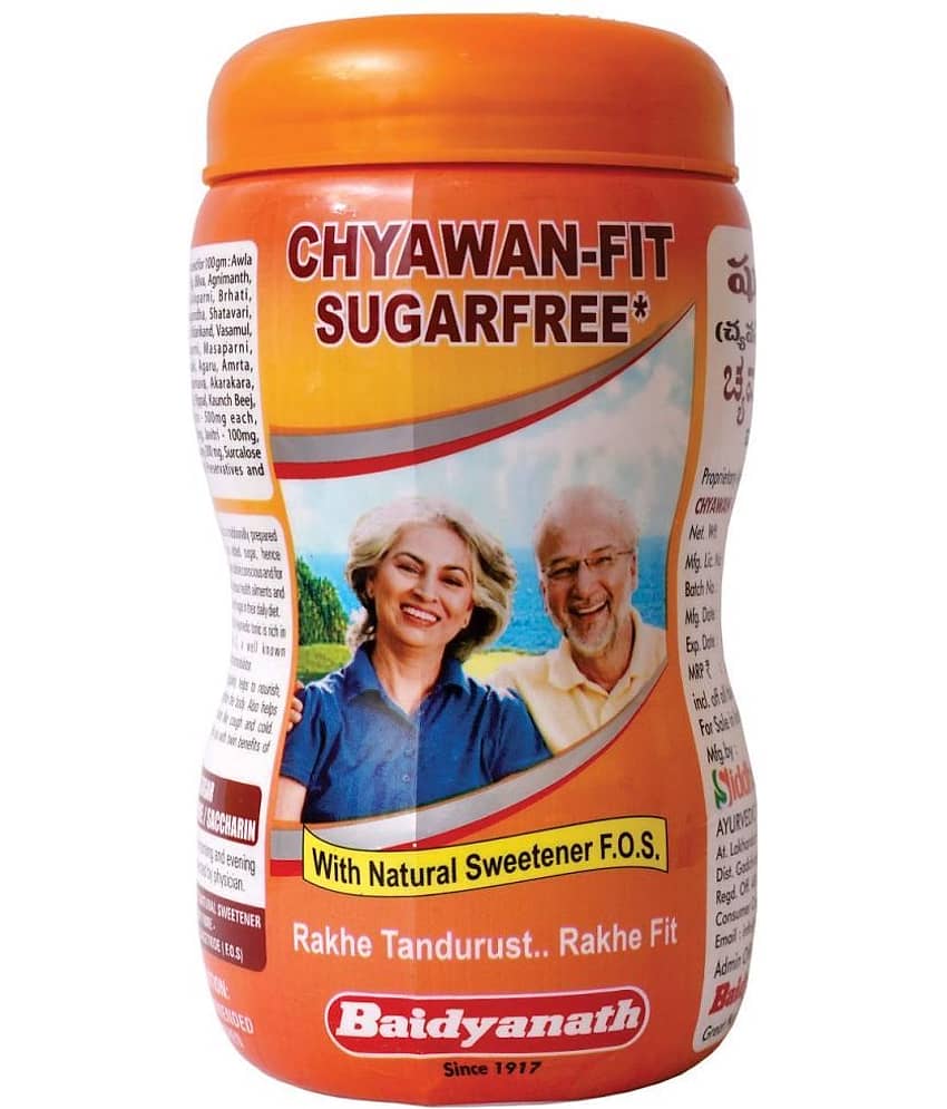 Baidyanath Chawan-Fit Sugar Free Chywanaprash, Immunity Booster - 1 Kg (Pack of 2) view 2
