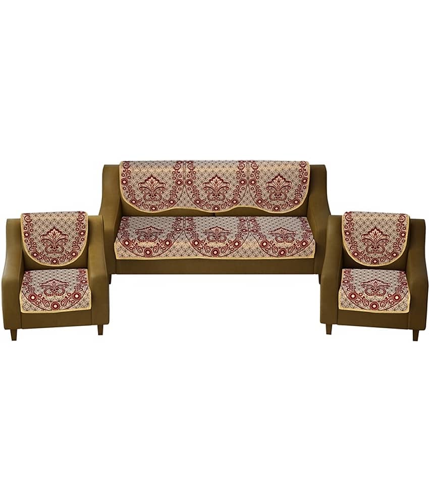 Multitex 5 Seater Cotton Sofa Cover ( Pack of 6 ) view 2