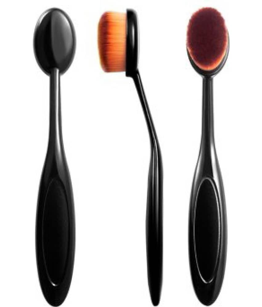 Adbeni Imported High Quality Oval Makeup Brush-27023-4 Synthetic 1 no.s view 2