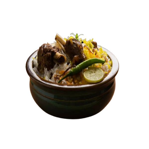 Mutton Dum Biryani Half