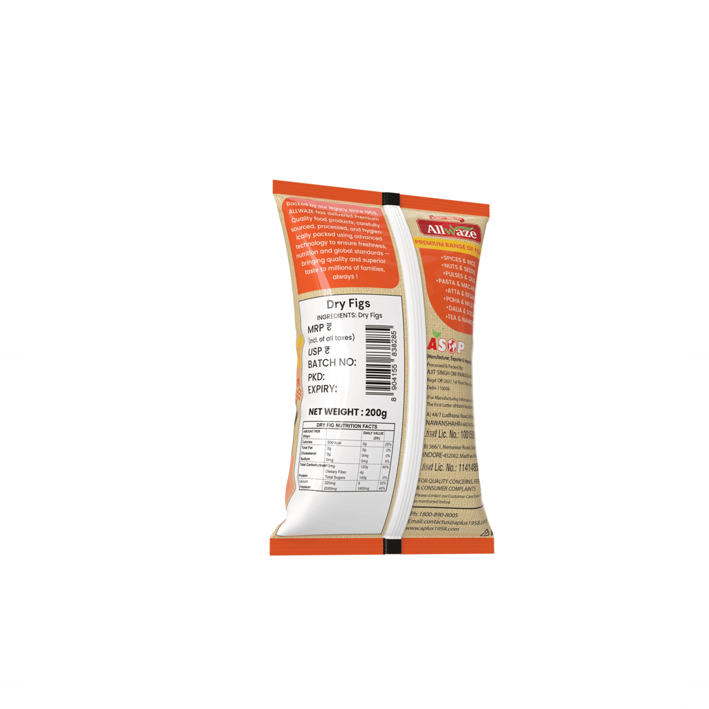 Allwaze Dry Figs 200gram view 2