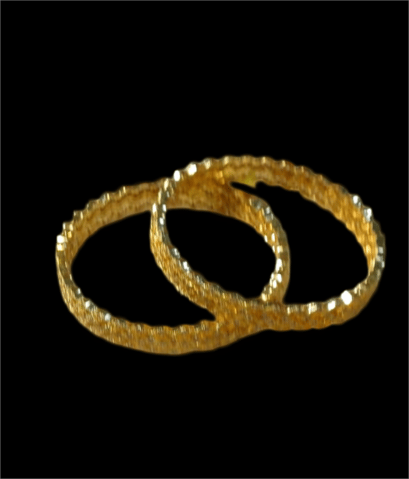 Gold Plated Kundan Bangles Set of 4 for Women and Girls view 2