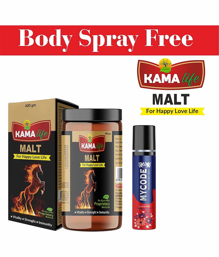 Kama Life Malt 400gm For Happy Love Life And Flirty Perfume Free