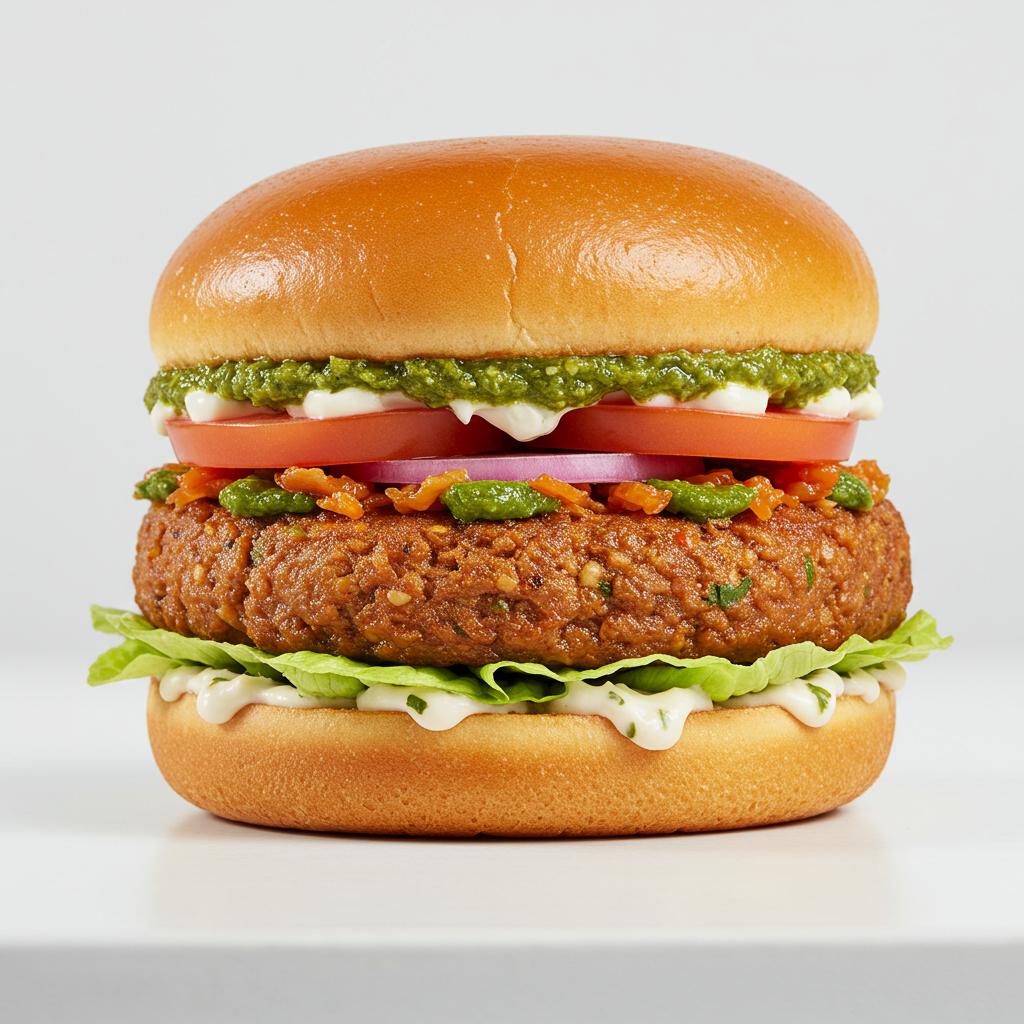 Chicken Keema Burger