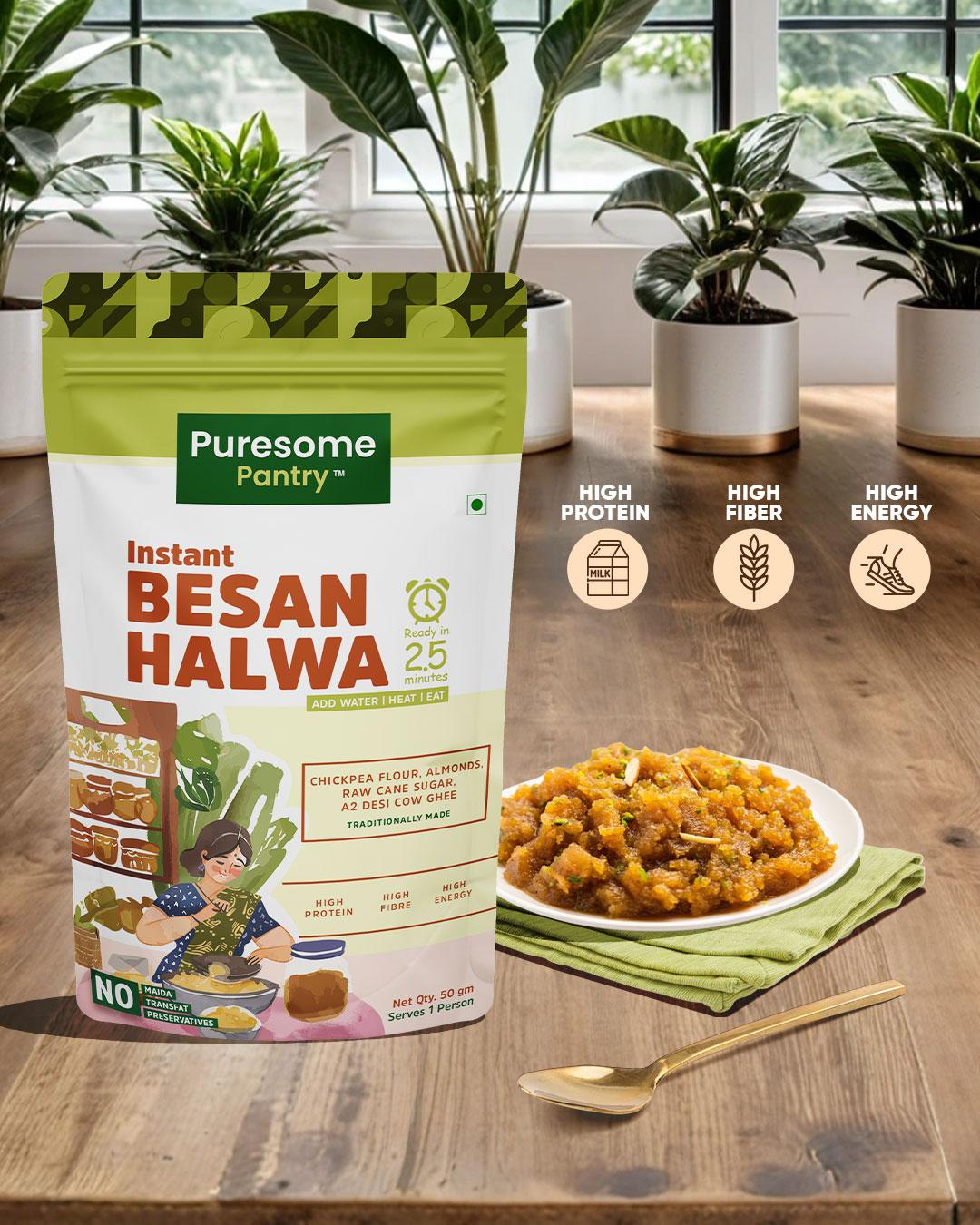 Instant Besan Halwa view 2